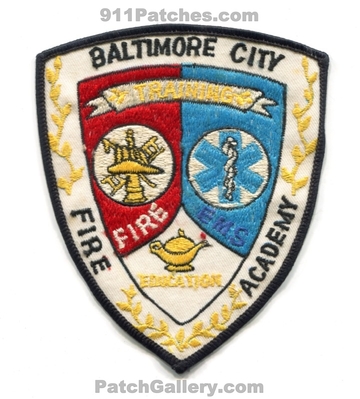 Baltimore City Fire Department Academy Fire EMS Education Patch (Maryland)
Scan By: PatchGallery.com
Keywords: bcfd b.c.f.d. dept. training