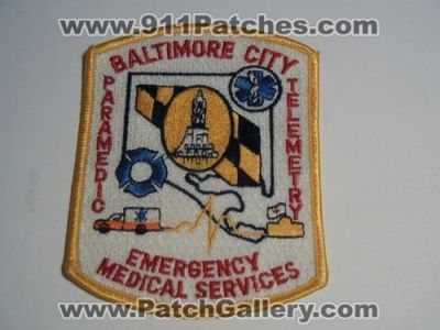 Baltimore City Emergency Medical Services (Maryland)
Thanks to Mark Stampfl for this picture.
Keywords: ems paramedic telemetry