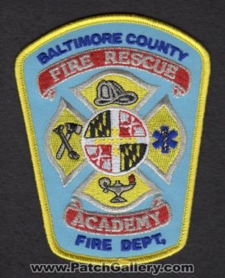 Baltimore County Fire Department Academy (Maryland)
Thanks to Paul Howard for this scan.
Keywords: bcofd b.co.f.d. dept. rescue