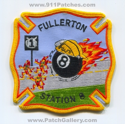 Baltimore County Fire Department Station 8 Fullerton Patch (Maryland)
Scan By: PatchGallery.com
Keywords: bcofd b.co.f.d. balto. dept. company co. eight ball