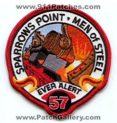 Baltimore County Fire Department Station 57 (Maryland)
Scan By: PatchGallery.com
Keywords: dept. balto. bcofd b.co.f.d. company sparrows point men of steel ever alert