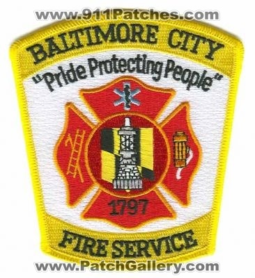 Baltimore City Fire Department (Maryland)
Scan By: PatchGallery.com
Keywords: bcfd dept. service pride protecting people