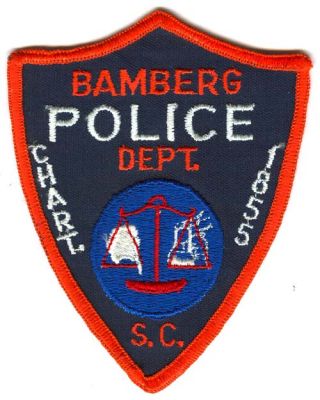 Bamberg Police Dept (South Carolina)
Scan By: PatchGallery.com
Keywords: department