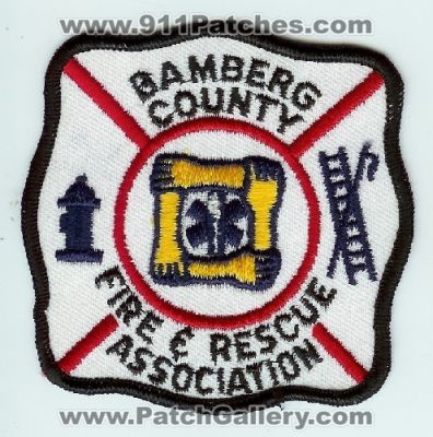 Bamberg County Fire and Rescue Association (South Carolina)
Thanks to Mark C Barilovich for this scan.
Keywords: &