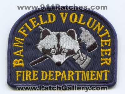 Bamfield Volunteer Fire Department (Canada BC)
Scan By: PatchGallery.com
Keywords: vol. dept.