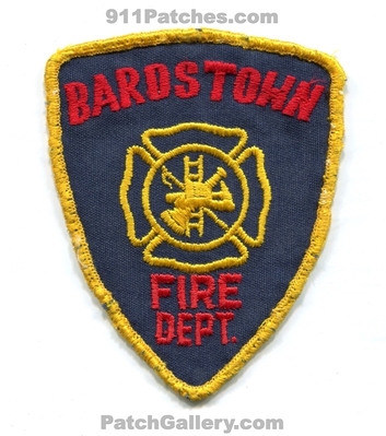 Bardstown Fire Department Patch (Kentucky)
Scan By: PatchGallery.com
