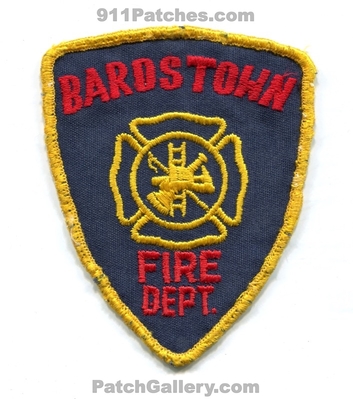Bardstown Fire Department Patch (Kentucky)
Scan By: PatchGallery.com
