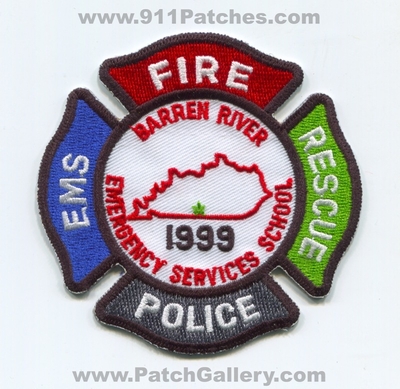 Barren River Emergency Services School Fire Rescue EMS Police Patch (Kentucky)
Scan By: PatchGallery.com
Keywords: es department dept. sheriffs office 1999