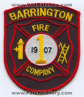 Barrington Fire Company 1 Patch (New Jersey)
Scan By: PatchGallery.com
Keywords: co. number no. #1 department dept.