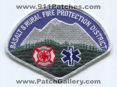 Basalt and Rural Fire Protection District Patch (Colorado)
[b]Scan From: Our Collection[/b]
Keywords: & prot. dist. department dept.