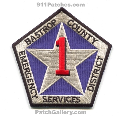 Bastrop County Emergency Services District 1 Patch (Texas)
Scan By: PatchGallery.com
Keywords: co. esd fire department dept.