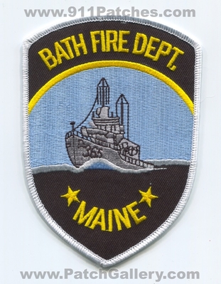 Bath Fire Department Patch (Maine)
Scan By: PatchGallery.com
Keywords: dept.