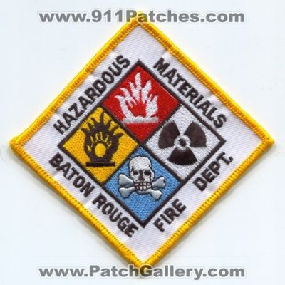 Baton Rouge Fire Department Hazardous Materials Patch (Louisiana)
Scan By: PatchGallery.com
Keywords: dept. hazmat haz-mat