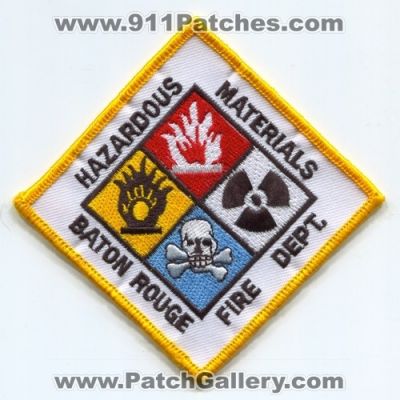 Baton Rouge Fire Department Hazardous Materials Patch (Louisiana)
Scan By: PatchGallery.com
Keywords: dept. hazmat haz-mat