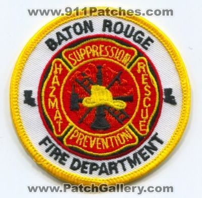 Baton Rouge Fire Department (Louisiana)
Scan By: PatchGallery.com
Keywords: dept. suppression prevention hazmat haz-mat rescue