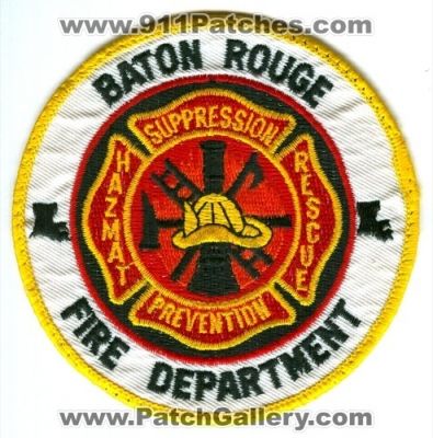 Baton Rouge Fire Department (Louisiana)
Scan By: PatchGallery.com
Keywords: dept. hazmat haz-mat suppression rescue prevention