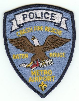 Baton Rouge Metro Airport Crash Fire Rescue
Thanks to PaulsFirePatches.com for this scan.
Keywords: louisiana cfr arff aircraft police