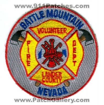 Battle Mountain Volunteer Fire Department (Nevada)
Scan By: PatchGallery.com
Keywords: dept. lander county