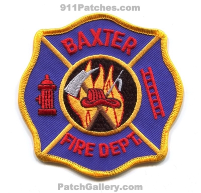 Baxter Fire Department Patch (Texas)
Scan By: PatchGallery.com
Keywords: dept.