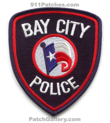 Bay City Police Department Patch (Texas)
Scan By: PatchGallery.com
Keywords: dept.