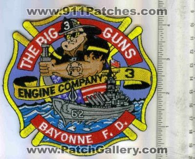 Bayonne Fire Engine Company 3 (New Jersey)
Thanks to Mark C Barilovich for this scan.
Keywords: f.d. department