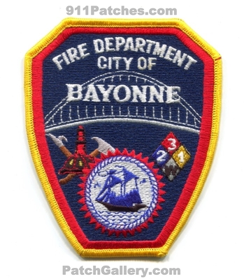 Bayonne Fire Department Patch (New Jersey)
Scan By: PatchGallery.com
Keywords: city of dept. bridge