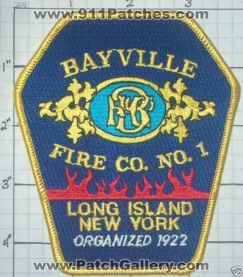 Bayville Fire Company Number 1 (New York)
Thanks to swmpside for this picture.
Keywords: co. no. #1 long island