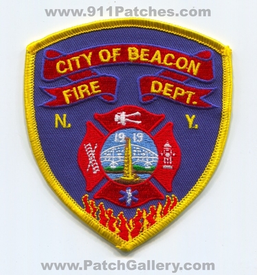 Beacon Fire Department Patch (New York)
Scan By: PatchGallery.com
Keywords: city of dept. n.y. 1913