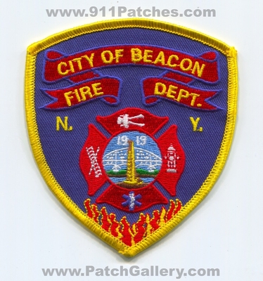 Beacon Fire Department Patch (New York)
Scan By: PatchGallery.com
Keywords: city of dept. n.y. 1913