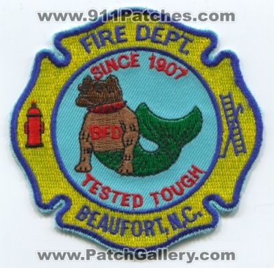 Beaufort Fire Department (North Carolina)
Scan By: PatchGallery.com
Keywords: dept. bfd n.c.