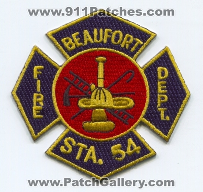 Beaufort Fire Department Station 54 Patch (North Carolina)
Scan By: PatchGallery.com
Keywords: dept. sta. company co.