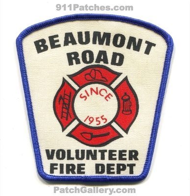 Beaumont Road Volunteer Fire Department Patch (Texas)
Scan By: PatchGallery.com
Keywords: vol. dept.