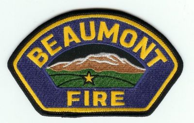 Beaumont Fire
Thanks to PaulsFirePatches.com for this scan.
Keywords: california