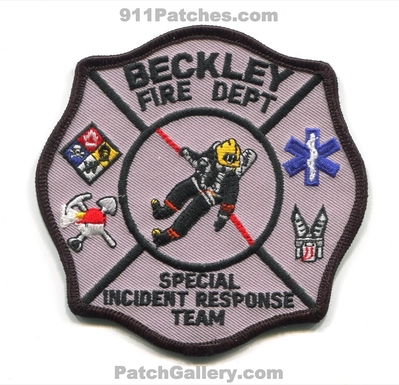 Beckley Fire Department Special Incident Response Team Patch (West Virginia)
Scan By: PatchGallery.com
Keywords: dept. sirt