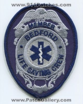 Bedford Life Saving Crew Member Patch (Virginia)
Scan By: PatchGallery.com
Keywords: ems