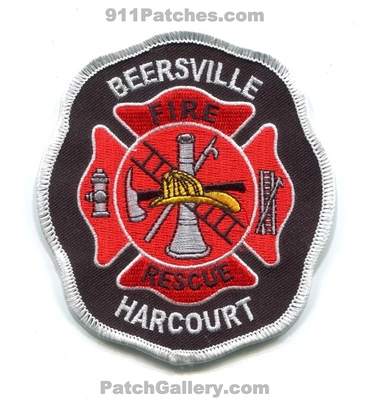 Beersville Harcourt Fire Rescue Department Patch (Canada NB)
Scan By: PatchGallery.com
Keywords: dept.