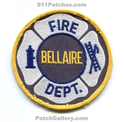 Bellaire Fire Department Patch (Texas)
Scan By: PatchGallery.com
Keywords: dept.