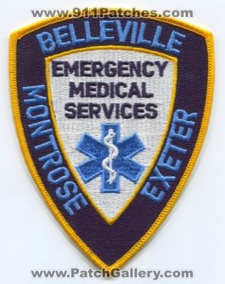 Belleville Montrose Exeter Emergency Medical Services EMS Patch (Wisconsin)
Scan By: PatchGallery.com
