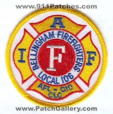 Bellingham Firefighters IAFF Local 106 (Washington)
Scan By: PatchGallery.com
Keywords: professional union afl-cio clc