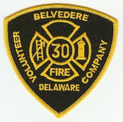 Belvedere Volunteer Fire Company 30
Thanks to PaulsFirePatches.com for this scan.
Keywords: delaware