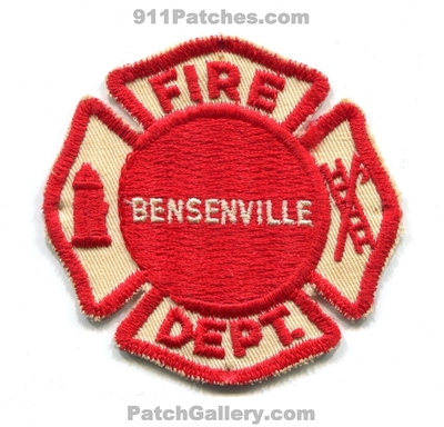 Bensenville Fire Department Patch (Illinois)
Scan By: PatchGallery.com
Keywords: dept.