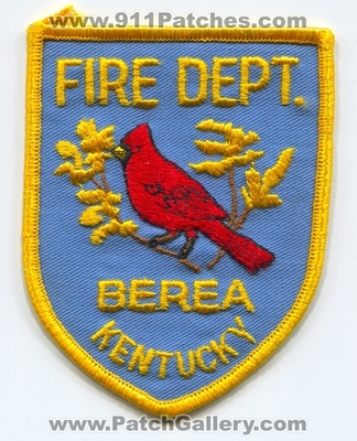 Berea Fire Department Patch (Kentucky)
Scan By: PatchGallery.com
Keywords: dept.