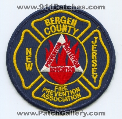 Bergen County Fire Prevention Association Patch (New Jersey)
Scan By: PatchGallery.com
Keywords: co. assn. department dept.