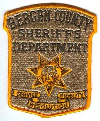Bergen County Sheriff's Department (New Jersey)
Scan By: PatchGallery.com
Keywords: sheriffs
