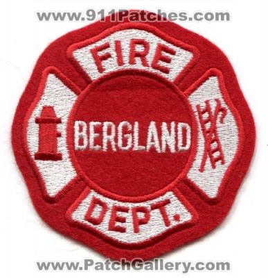 Bergland Fire Department (Michigan)
Scan By: PatchGallery.com
Keywords: dept.