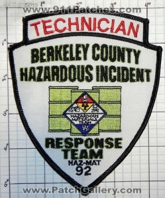 Berkeley County Hazardous Incident Response Team Technician (South Carolina)
Thanks to swmpside for this picture.
Keywords: hirt haz-mat hazmat 92