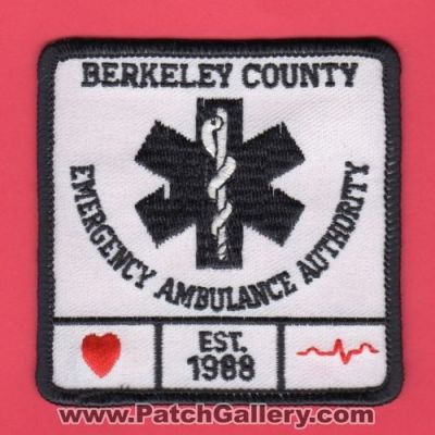 Berkeley County Emergency Ambulance Authority (West Virginia)
Thanks to Paul Howard for this scan.
Keywords: co. ems