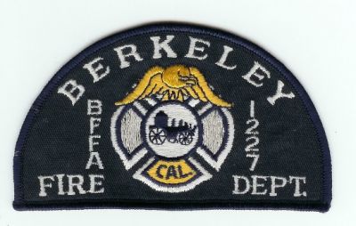 Berkeley Fire Dept
Thanks to PaulsFirePatches.com for this scan.
Keywords: california department bffa 1227