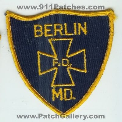 Berlin Fire Department (Maryland)
Thanks to Mark C Barilovich for this scan.
Keywords: dept. f.d. md.