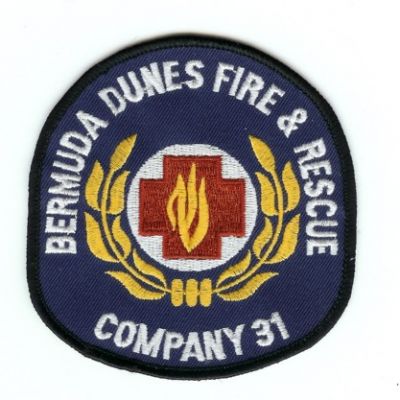 Bermuda Dunes Fire & Rescue Company 31
Thanks to PaulsFirePatches.com for this scan.
Keywords: california